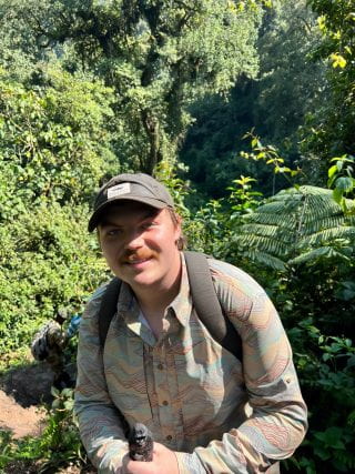 Photo of the author in a jungle